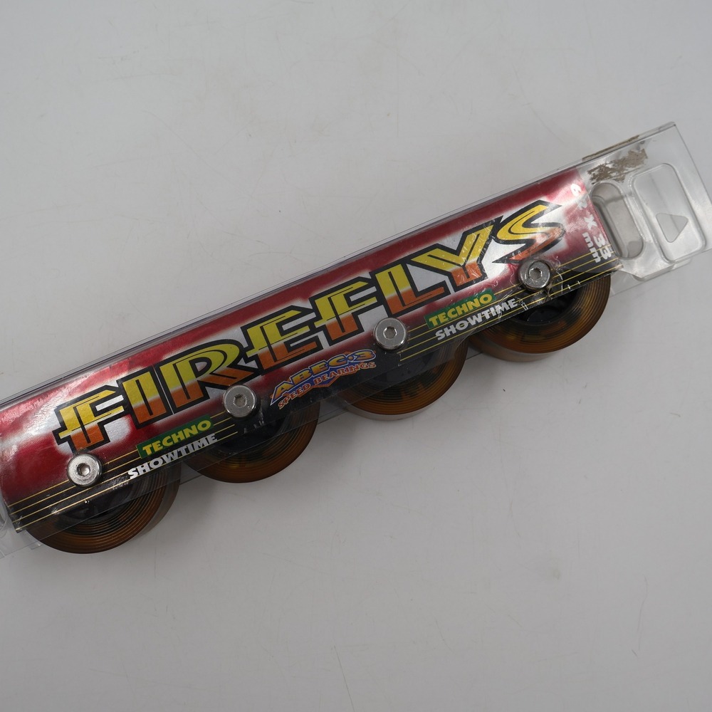 Fireflys Techno Showtime Roller Skate Wheels Unisex 62mm Brown ABEC-3 4-Pack